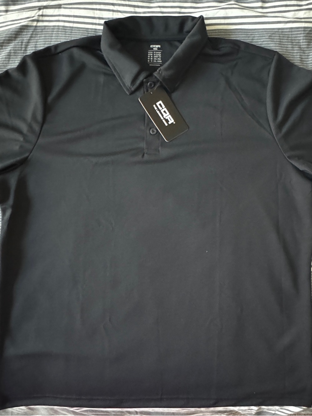 Men's Black Polo Shirt - XL